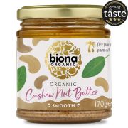 Biona Cashew Nut Butter Smooth 170 g