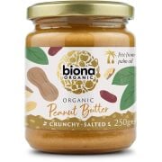 Biona Peanut Butter Crunchy Salé 250 g