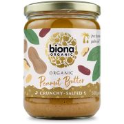 Biona Peanut Butter Crunchy Salted 500 g
