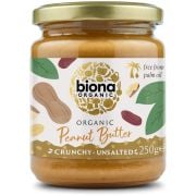 Biona Peanut Butter Crunchy Unsalted 250 g