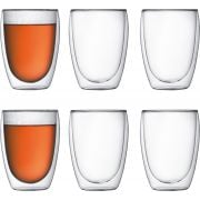 Bodum Pavina Double Wall Glass 350 ml, 6 pcs