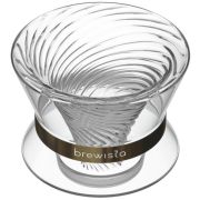 Brewista Tornado Duo Dripper en verre à double paroi