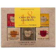 Café-Tasse Neapolitains 18 Assorted Chocolate Squares, 90 g