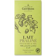 Café-Tasse Milk Chocolate With Pistachio Praline & Sea Salt 95 g