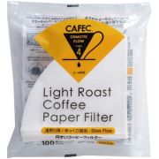 CAFEC Light Roast T-92 Coffee Paper Filter 4 Cup, 100 pcs
