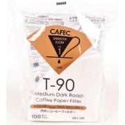 CAFEC Medium Roast T-90 Coffee Paper Filter 1 Cup, 100 pcs