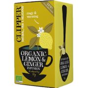 Clipper Organic Lemon & Ginger Infusion 20 sachets