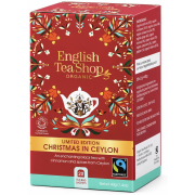 English Tea Shop Organic Black Tea Christmas In Ceylon 20 Tea Bags
