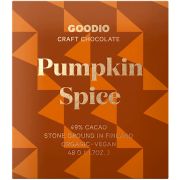 Goodio Pumpkin Spice Organic Chocolate 49%, 48 g