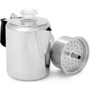 GSI Outdoors Glacier Stainless Percolator With Silicon Handle, 3 Tasses