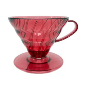 Hario V60 20th Anniversary Coffee Dripper Size 02, Mojimi Red