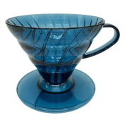 Hario V60 20th Anniversary Coffee Dripper Size 02, Aizome Blue