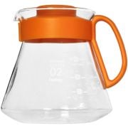 Hario V60 Range Server Candy Edition Tamaño 02, 600 ml Koi Naranja