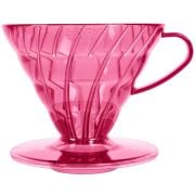 Hario V60 Dripper Tamaño 02 Edición Candy, Flamingo Pink