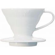 Hario V60 Ceramic Coffee Dripper Size 01, White