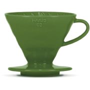 Hario V60 taille 02 porte-filtre en céramique, vert foncé