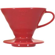 Hario V60 taille 02 porte-filtre en céramique, rouge