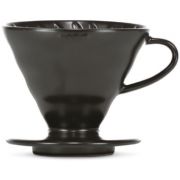 Hario V60 taille 02 porte-filtre en céramique, noir mat