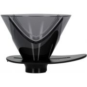 Hario V60 One Pour Dripper Mugen taille 02, plastique noir