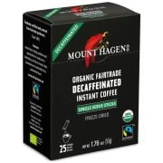 Mount Hagen Decaf Instant Coffee Sticks, 25 x 2 g