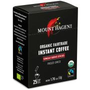 Mount Hagen Instant Coffee Sticks, 25 x 2 g
