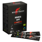 Mount Hagen Instant Coffee Sticks, 25 x 2 g