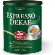 Saquella Espresso Dekaf Caffeine Free 250 g Ground Coffee Saquella Espresso Dekaf Caffeine Free 250 g Ground Coffee