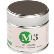 Shamila M3 Organic Matcha Moringa Maca 30 g Tin