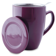 Shamila Tea Mug with Filter & Lid 350 ml, Violet