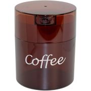 TightVac CoffeeVac conteneur de stockage sous vide 250 g, couleur café avec texte