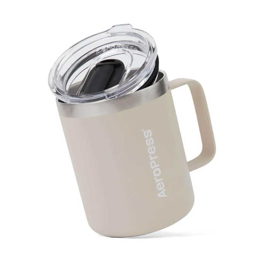 AeroPress Travel Coffee Mug 350 ml, Cream