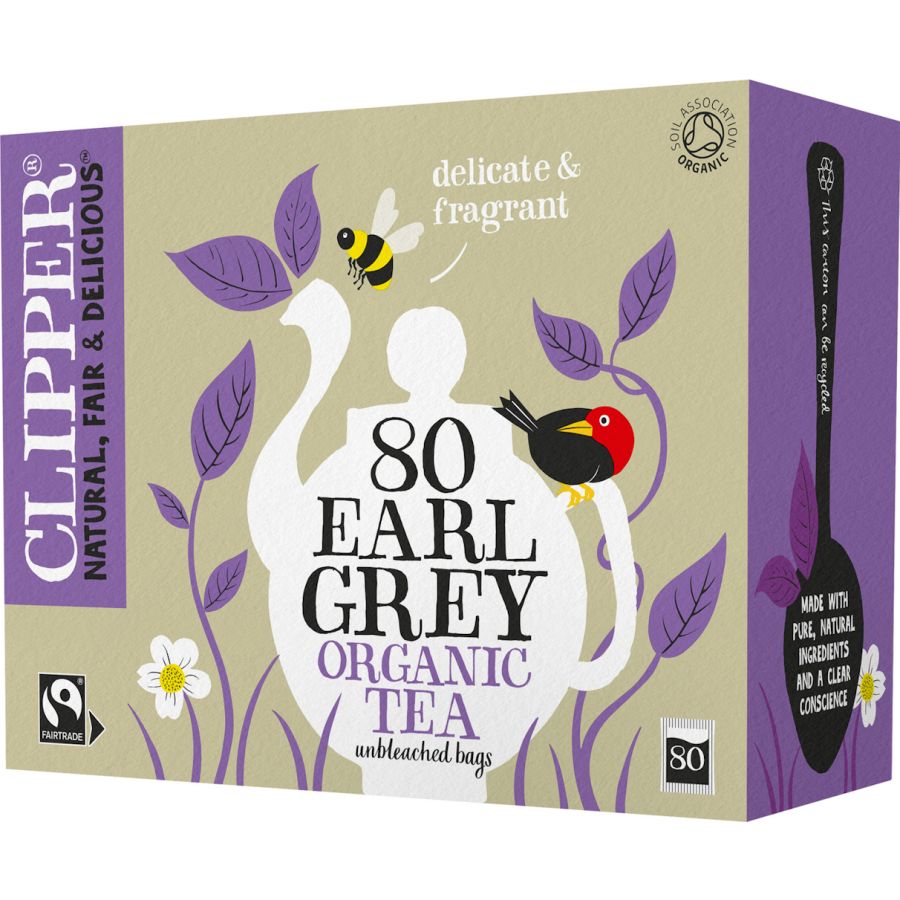 Clipper Organic Earl Grey Tea 80 Bags