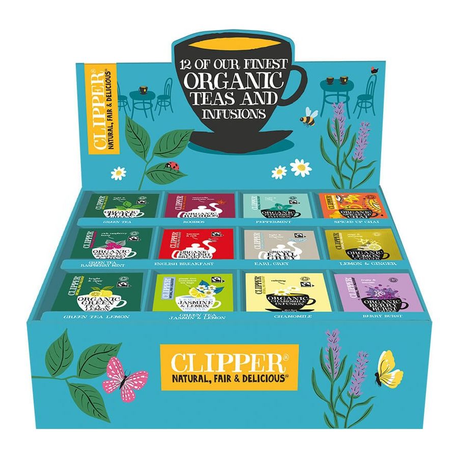 Clipper Organic Teas & Infusions Tea Assortment, 180 tea bags