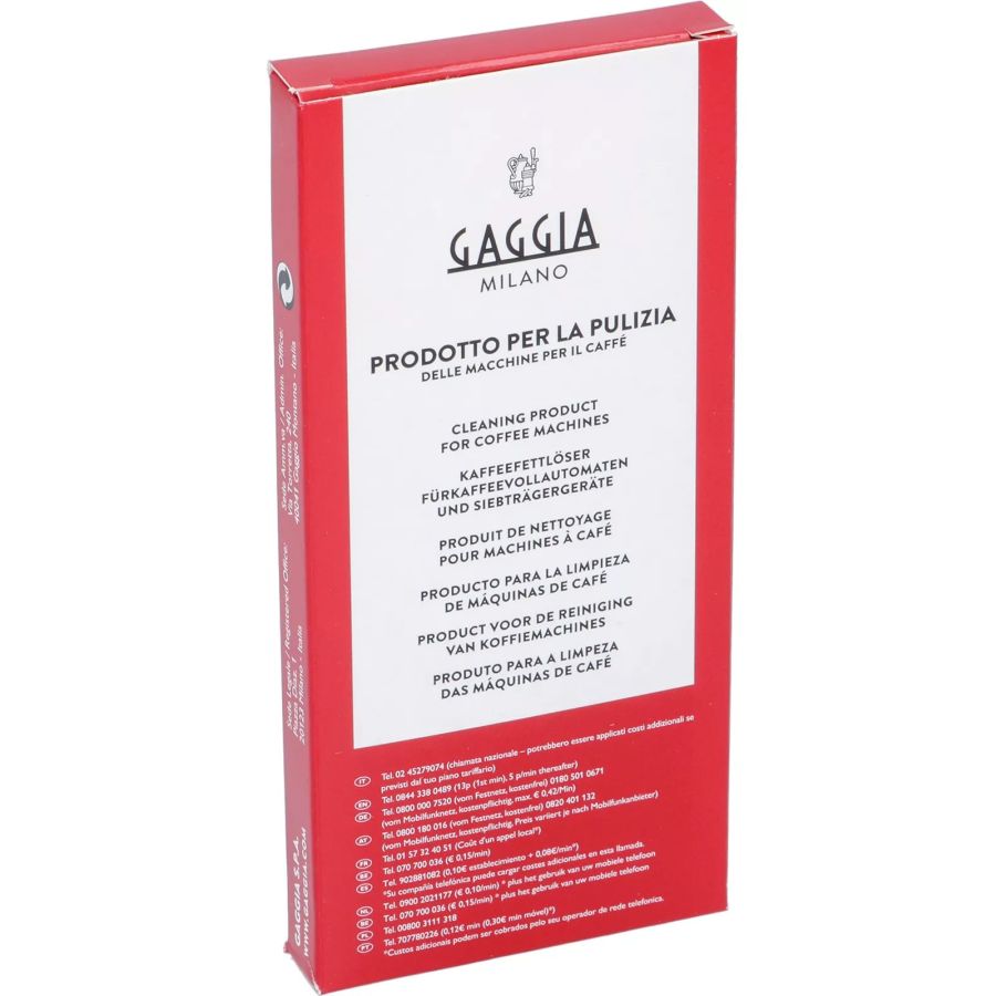 Gaggia Cleaning Tablets RI9125/60, 6 x 1.5 g