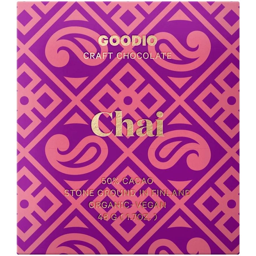 Goodio Chai Organic Chocolate 50%, 48 g