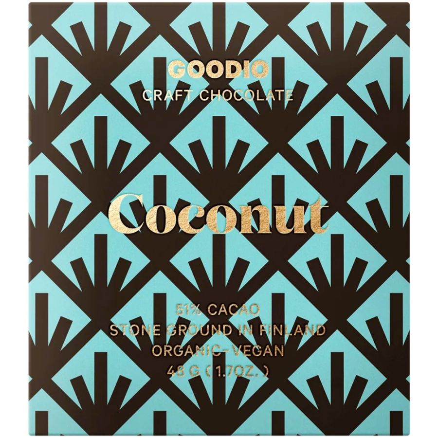 Goodio Coconut Organic Chocolate 51%, 48 g