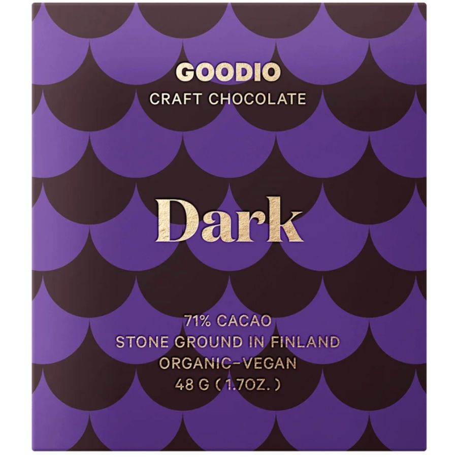 Goodio Dark Peru Organic Chocolate 78%, 48 g