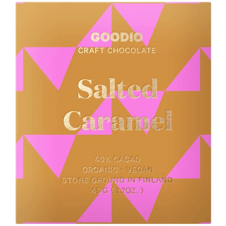 Goodio Salted Caramel Organic Chocolate 49%, 48 g