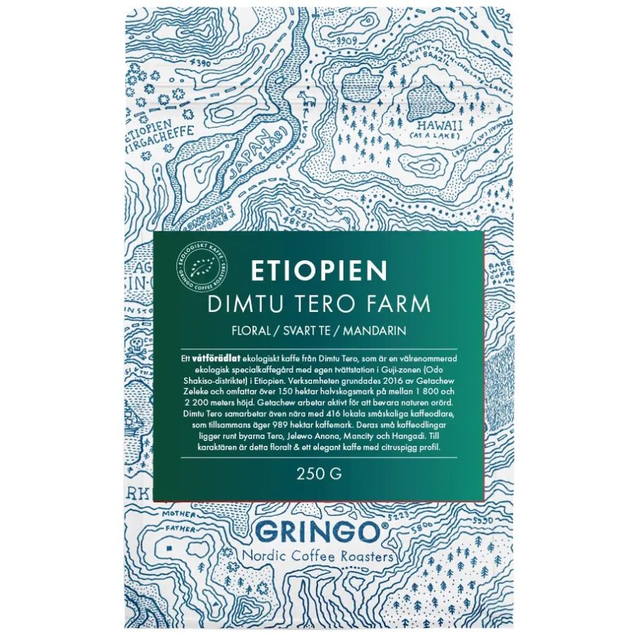 Gringo Nordic Etiopien Dimtu Tero Farm 250 g Coffee Beans