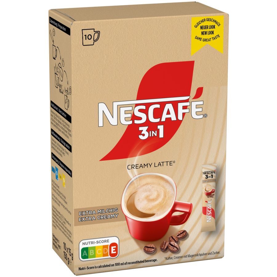 Nescafé 3in1 Creamy Latte Instant Coffee 10 x 15 g