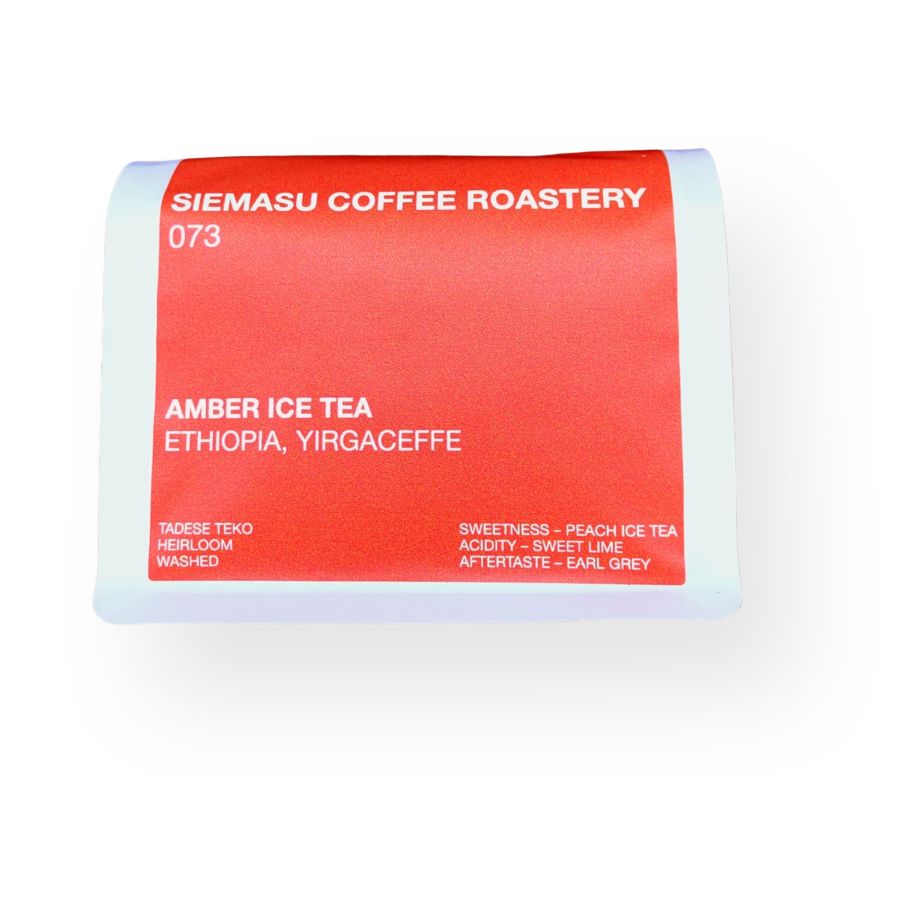 Siemasu Coffee Amber Iced Tea, Ethiopia Yirgacheffe 250 g Coffee Beans