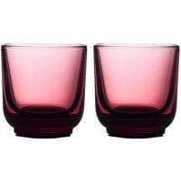 Fellow Pirch Cappuccino Set Of 2 Glasses 190 ml, Garnet