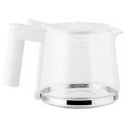 Alessi Glass Jug For MDL14 Plissé Coffee Maker, White