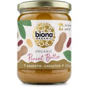 Biona Peanut Butter Smooth Unsalted 500 g